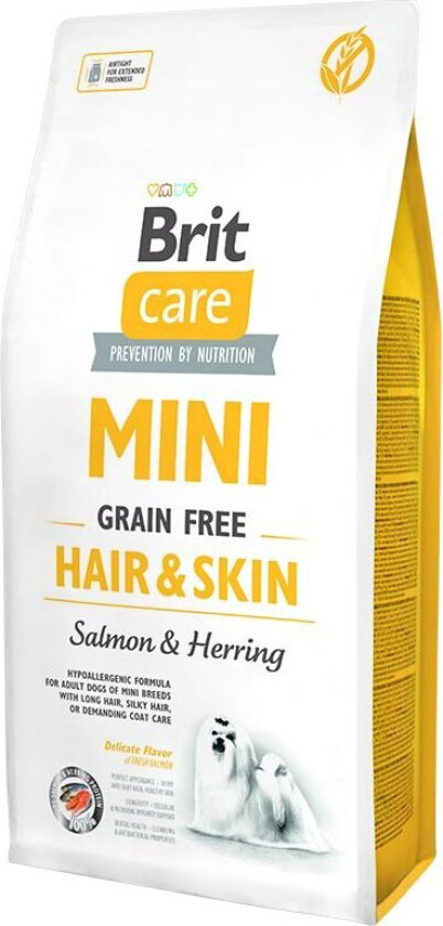 Brit Care Mini Grain Free Hair & Skin (7 kg)