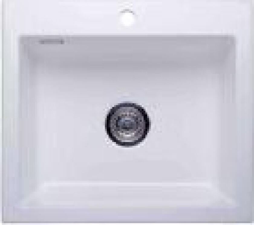 Porcelænsvask Mera 57 Hvid