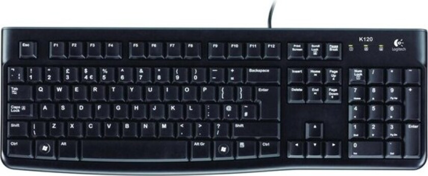 K120 - Tastatur - Storbritannia Kablet Storbritannia Tastatur