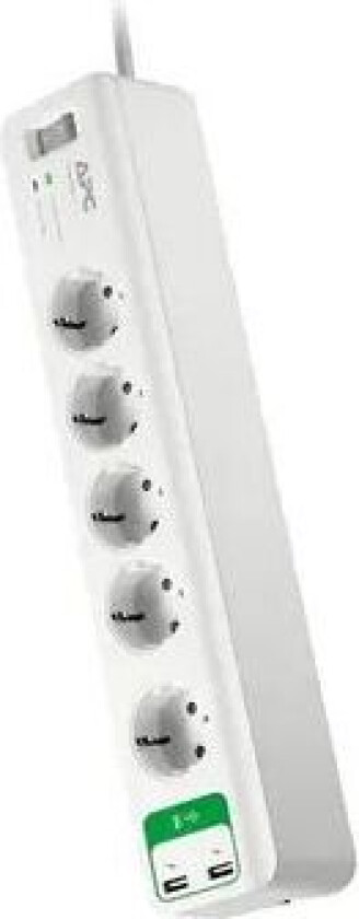 Apc Surgearrest Essential 10a Ekstern 5st Power Cee 7/7 Hvit