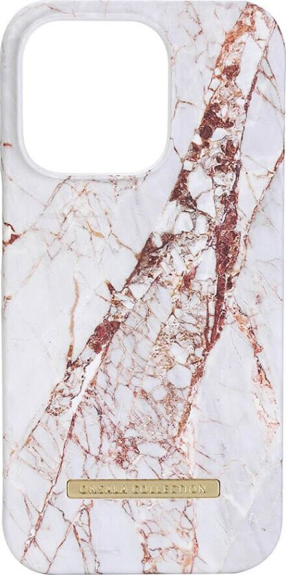 Phone Case iPhone 14 Pro White Rhino Marble