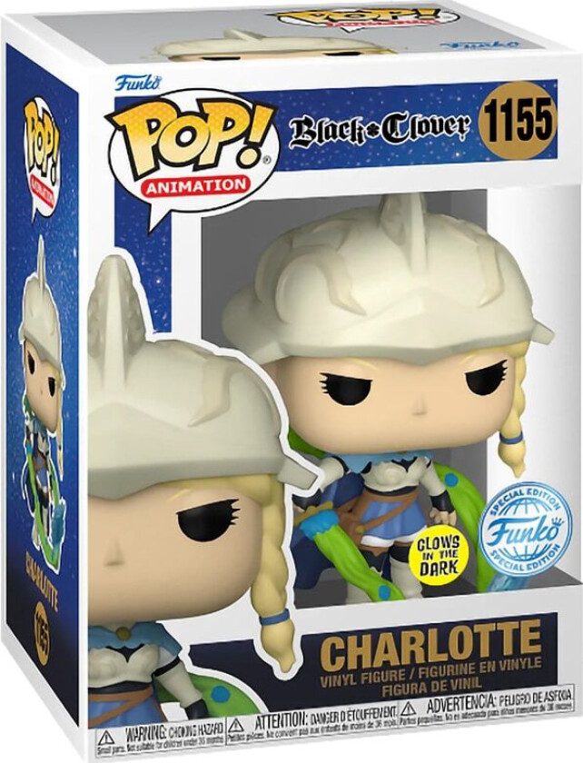 Pop! Exclusive Black Clover Charlotte figur