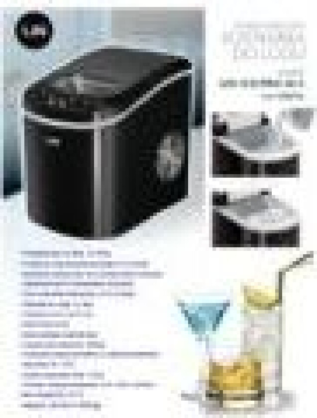 Transportabel ismaskine LIN ICE PRO-B12 sort