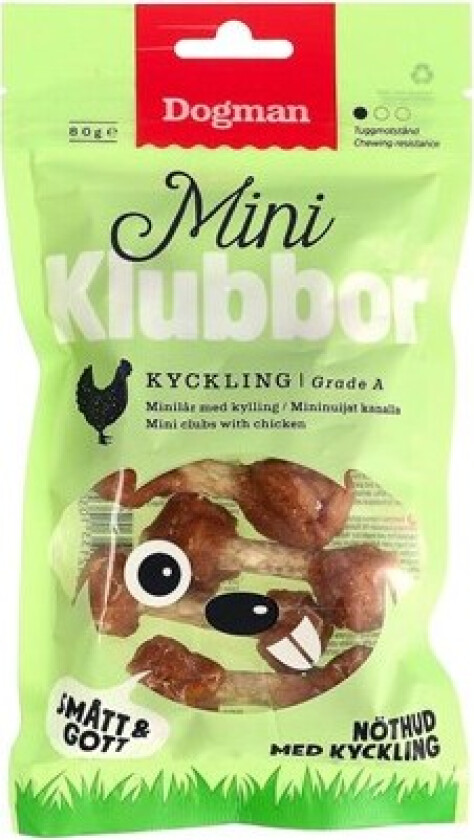 Miniklubber med Kylling 80g