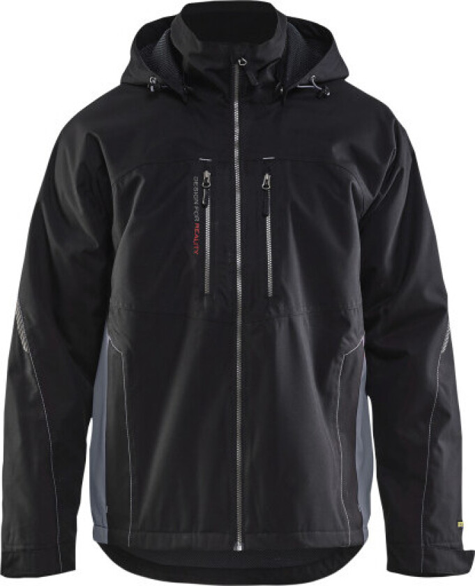 LETFORET VINTER JAKKE SORT/GRÅ