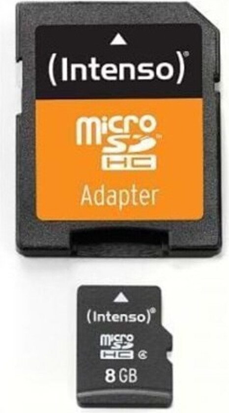 Micro SD Card w/ Adapter - 8GB