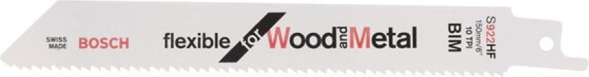 Bajonettsagblad S 922 HF Flexible for Wood and Metal