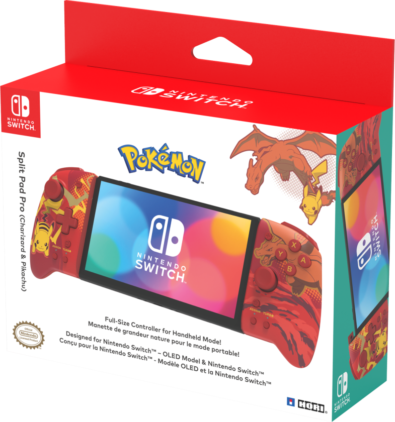 Hori Switch Split Pad Pro Kontroller - Charizard & Pikachu