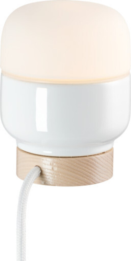 Ohm Table 100/130 hvit matt opal IP20 G9 20W. 2m. kabel. 8311-200-10