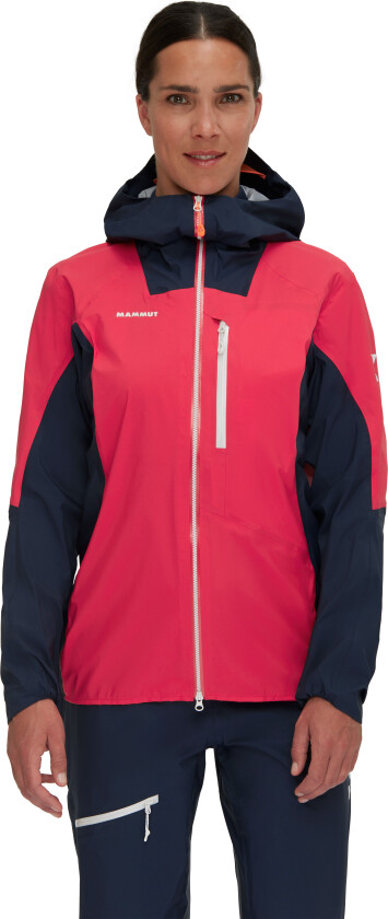 Eiger Speed Hs Hooded Jacket Women Azalea-night L