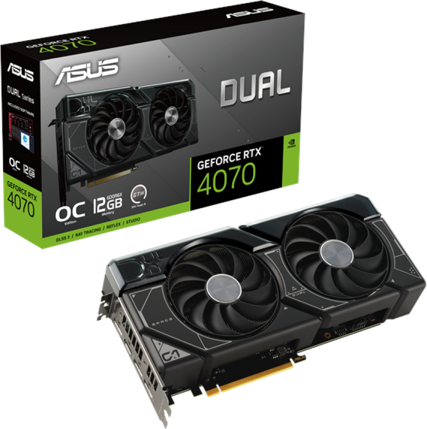 Asus GeForce RTX 4070 Dual OC 12G