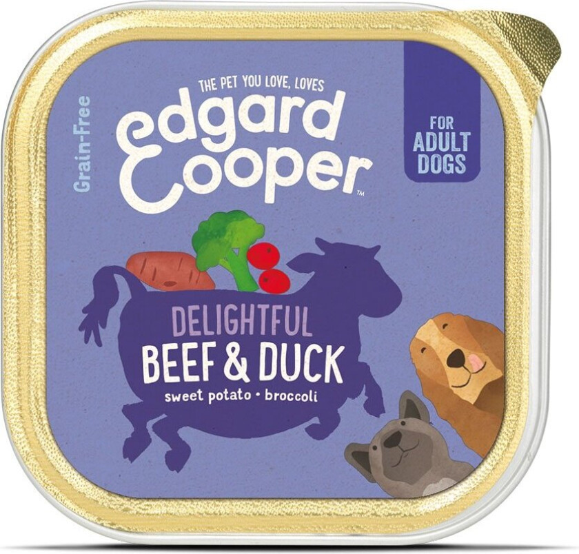 Edgard & Cooper Dog Oksekjøtt 150 g