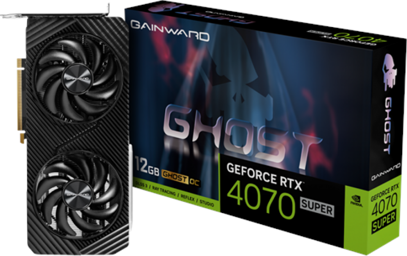 GeForce RTX 4070 SUPER Ghost OC - 12GB GDDR6X RAM - Grafikkort