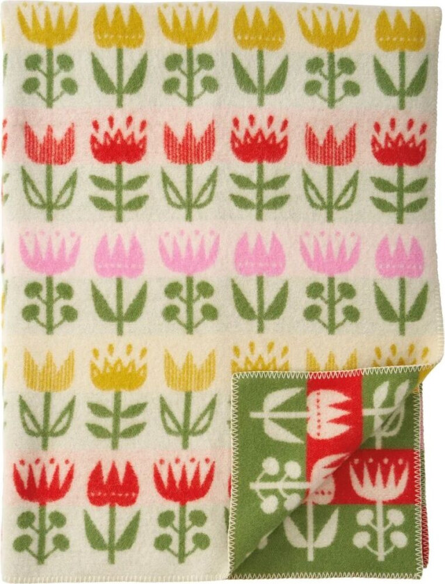 Tulip pledd 130x180 cm Multi
