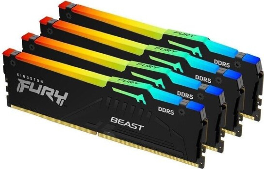 FURY Beast RGB DDR5-6000 C40 QC - 64GB