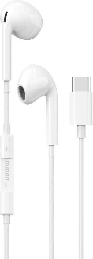 Dudao hodetelefoner/hodesett med USB-C-kontakt