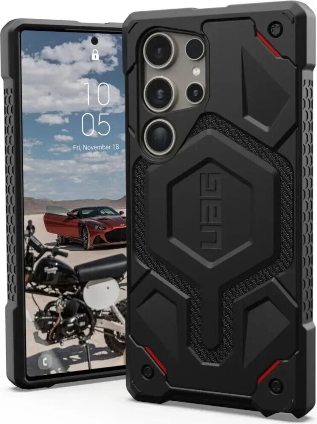 Samsung Galaxy S24 Ultra MONARCH Series Deksel - Kevlar Black