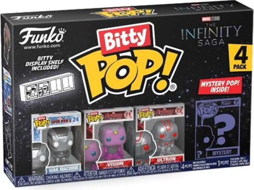- MARVEL BITTY POP! MARVEL THE INFINITY SAGA 4-PACK SERIES 3 - Figur
