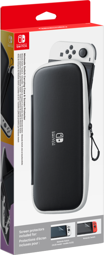 Switch Case & Skjermbeskyttere - Svart/hvit