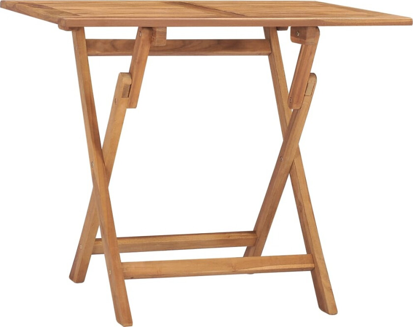 Sammenleggbart hagebord 90x60x75 cm heltre teak