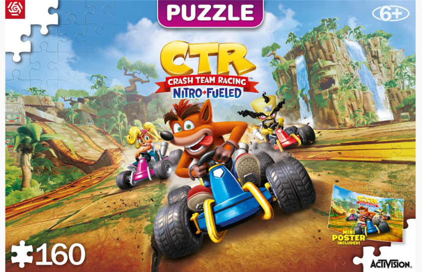 Good Loot Kids Puzzle - Crash Team Racing Nitro-Fueled Puslespill Barn 160 Brikk