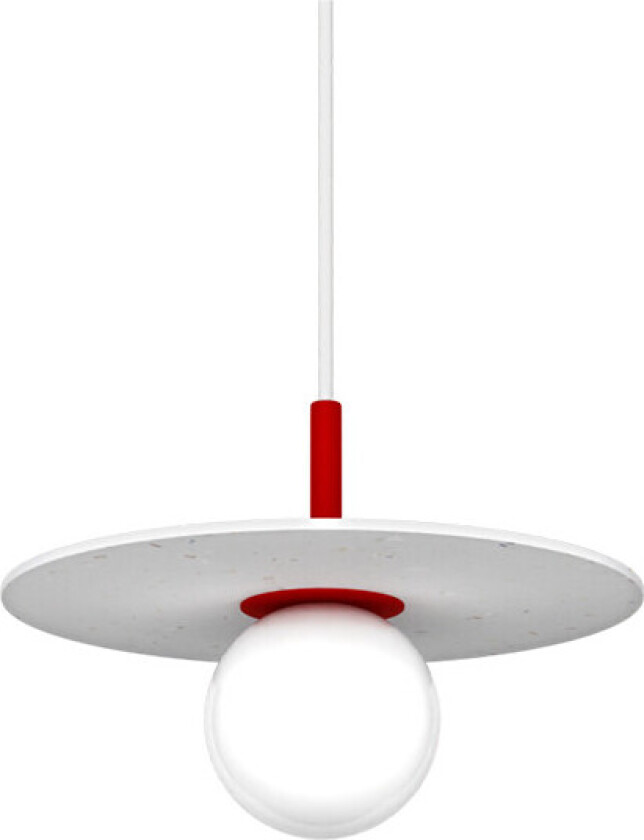 - Pluto Small Pendel Strawberry Red