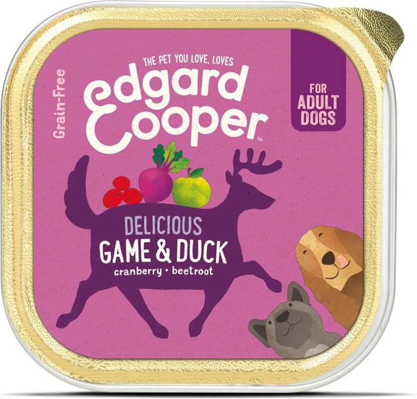 Edgard & Cooper Dog Game & Duck (150 g)