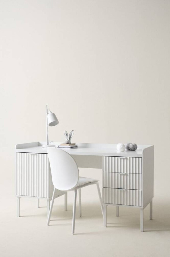 BASAS skrivebord 50x143 cm Hvit
