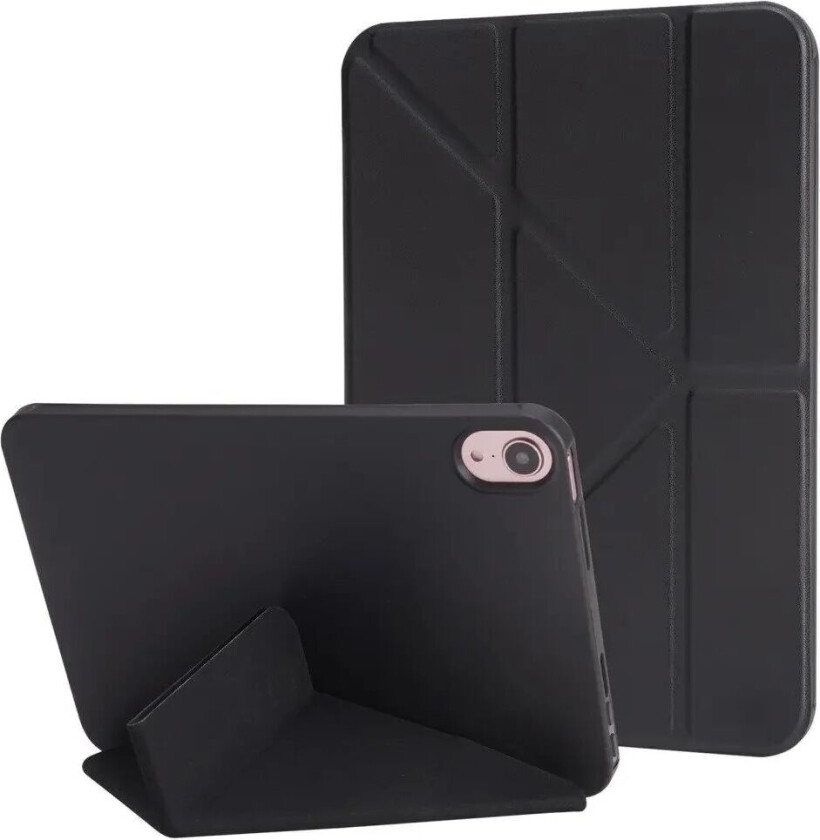 iPad Air 11" (2024) Deksel - Fleksibel Origami Deksel - Svart