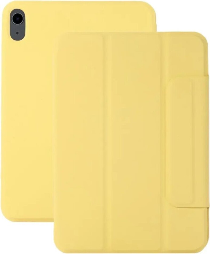 iPad 10.9" (2022) Magnetisk Tri-Fold Flip Deksel - Gul