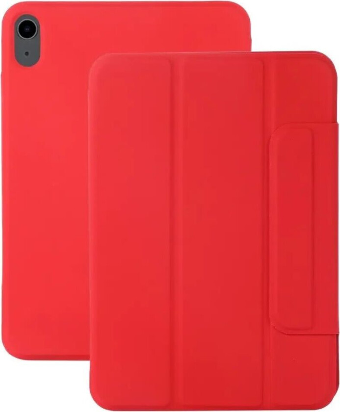 iPad 10.9" (2022) Magnetisk Tri-Fold Flip Deksel - Rød