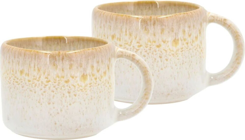 Styles espressokopp 8 cl 2-pakn. Creme-sand