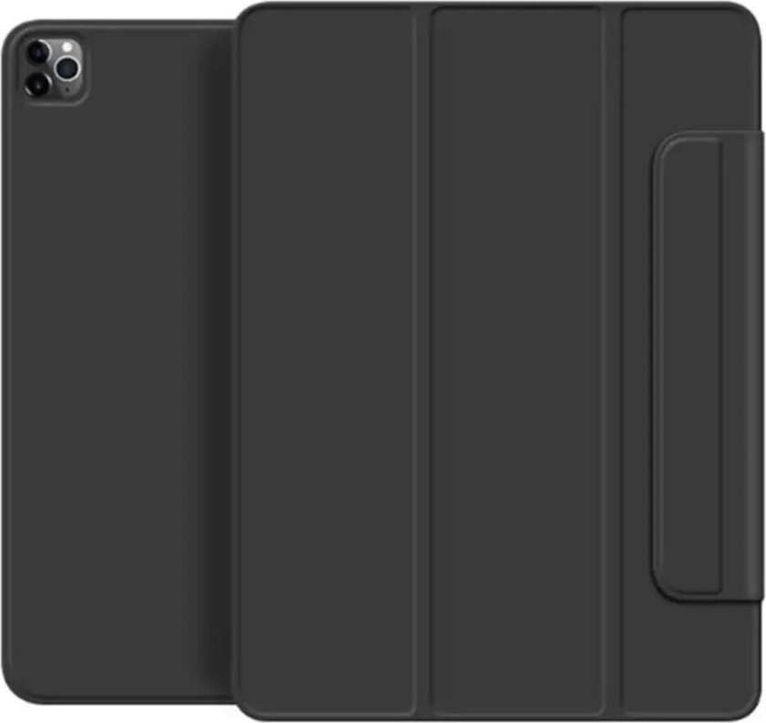 iPad Pro 13" (2024) Magnetisk Tri-Fold Flip Deksel - Svart