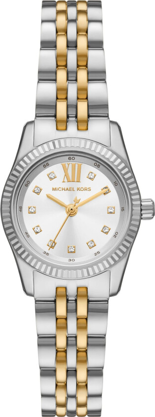 Michael Kors Lexington, Dameklokke med tofarget stållenke