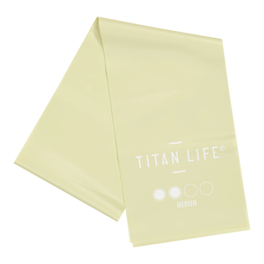 Titan Pilates Band Medium, pilatesbånd Light Green