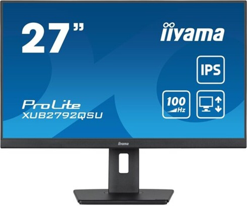 27" iiyama ProLite XUB2792QSU-B6 - LED monitor - 27" - 1 ms - Skjerm