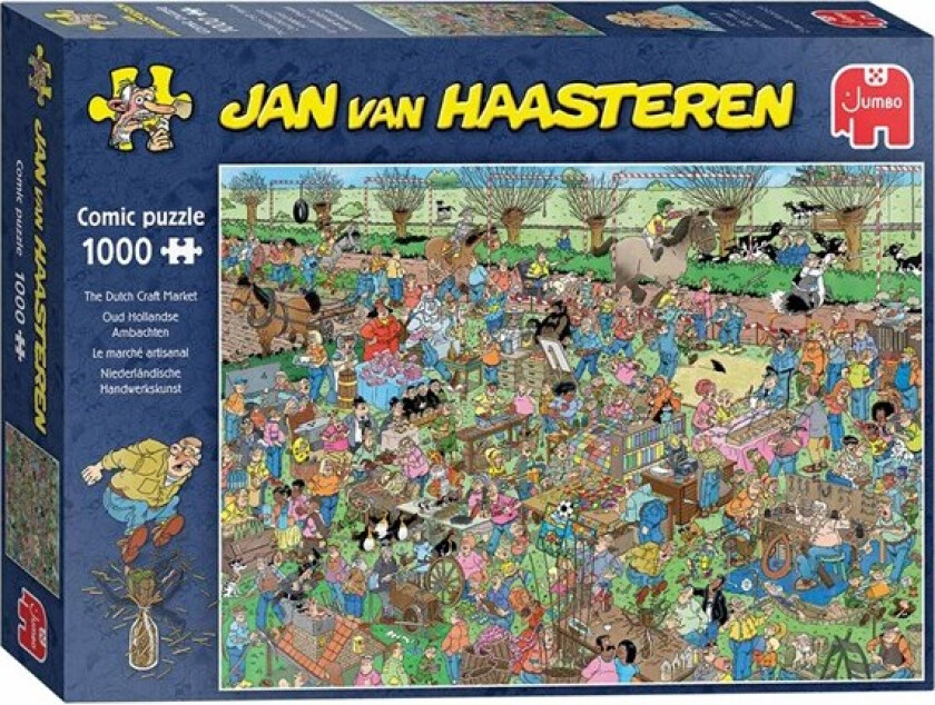 Puzzle Jan van Haasteren - The Dutch Craft Market (1000 pcs)
