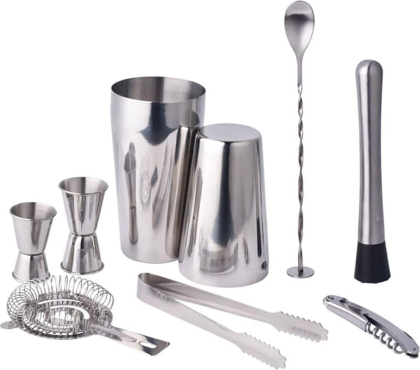 Cocktailset Barset Shaker i rustfritt stål
