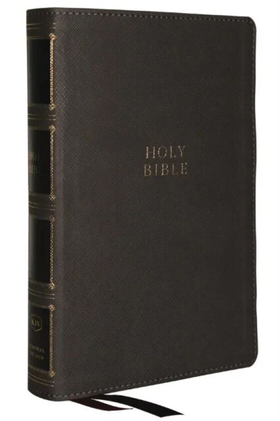 KJV Holy Bible: Compact Bible with 43,000 Center-Column Cross References, Gray Leathersoft w/ Thumb av Thomas Nelson
