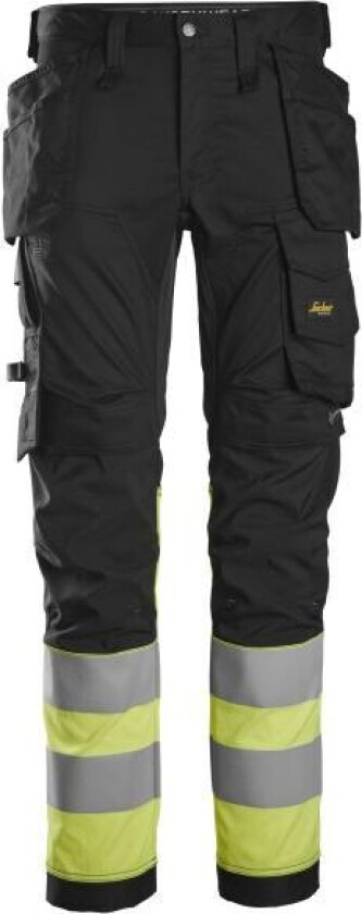 6234 Arbeidsbukse svart/Hi-Vis gul Svart/Hi-Vis Gul