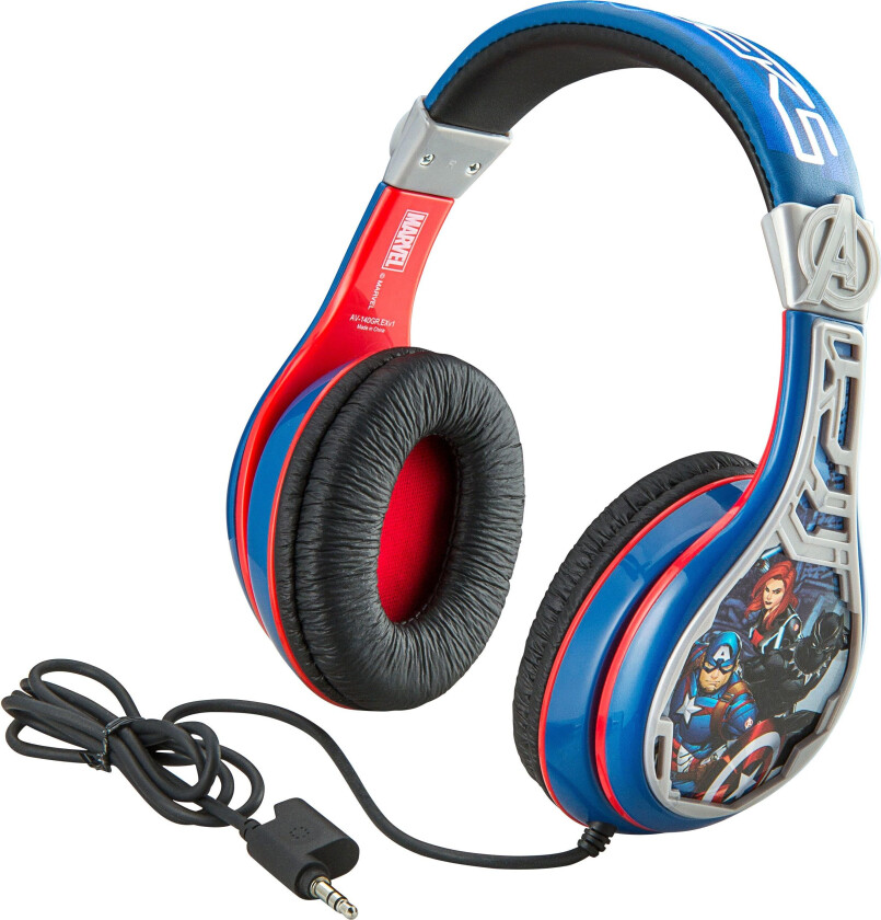 eKids - Avengers Headphones for kids with Volume Control to protect hearing