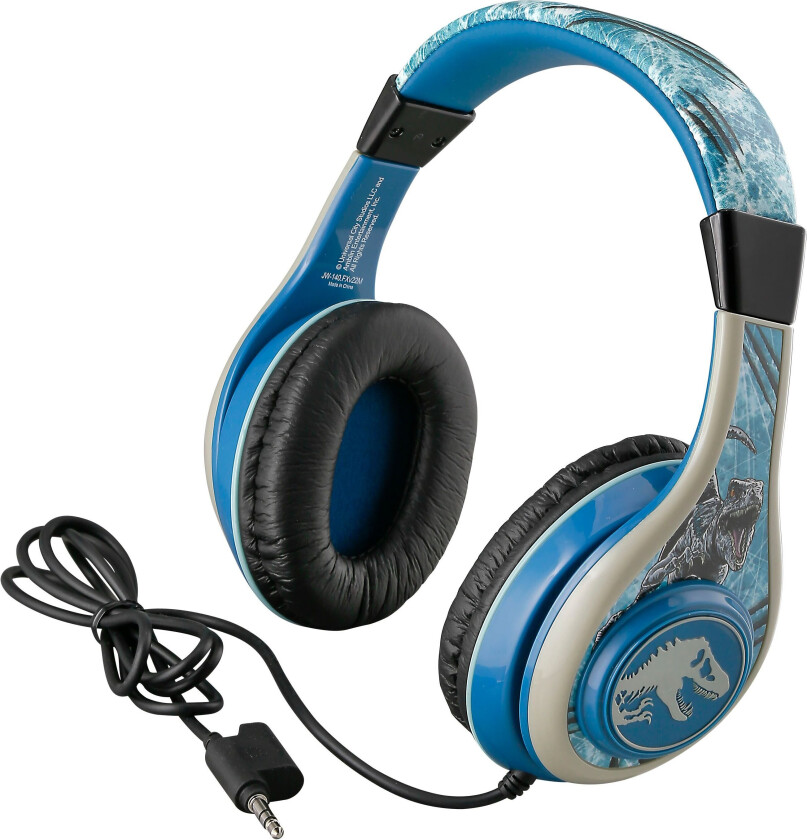 eKids - Jurassic World Headphones for kids with Volume Control to protect hearing