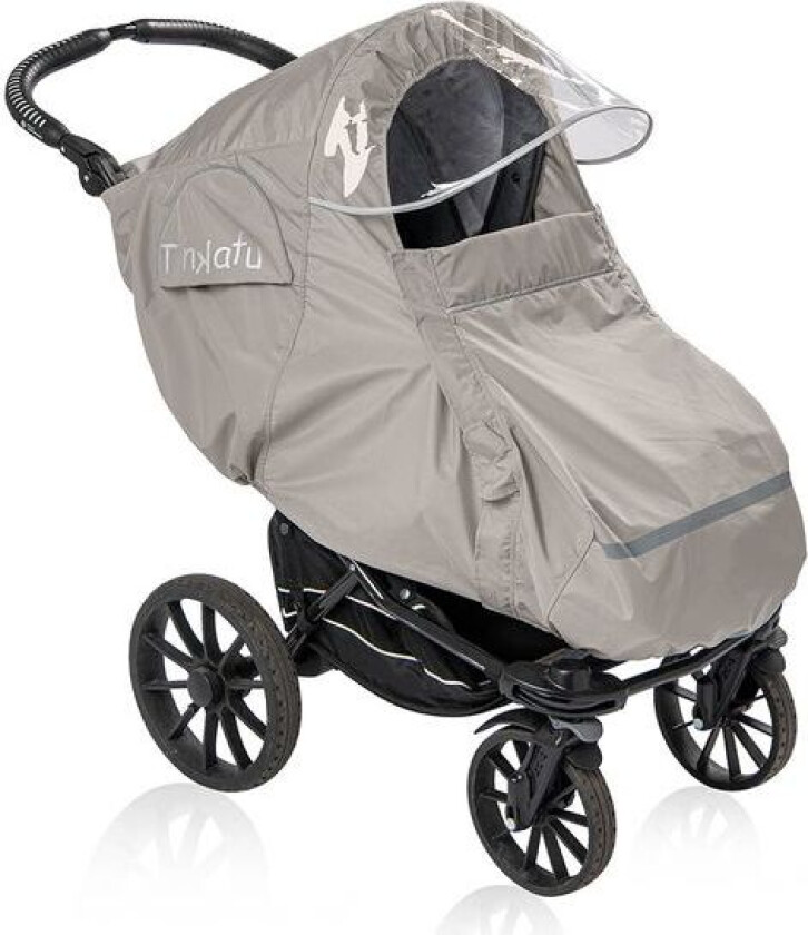 Bilde av Regntrekk med skjerm magic print - beige