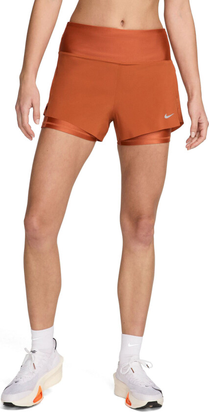 Dri-Fit Swift 3" Running Shorts Dame Burnt Sunrise/Reflective Silver M