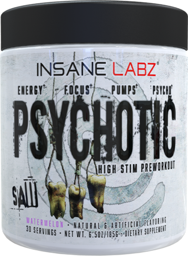 SAW Psychotic Pre-Workout, 35 servings