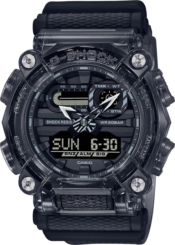 G-Shock Skeleton Series GA-900SKE-8AER - Anadigi - Plastik - Herreklokker - Resin - Mineral