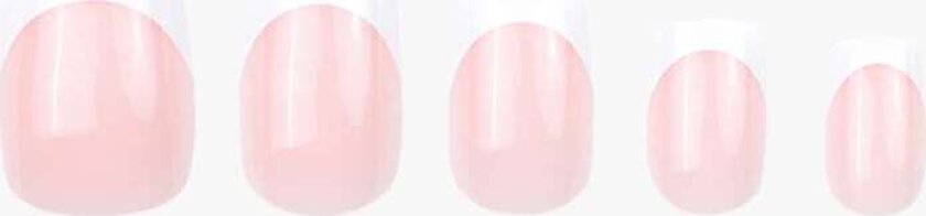 Bilde av Reusable Press-On Nails Classic French Square 30 stk