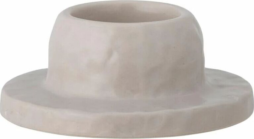 Imilia telysholder 4x10 cm Hvit