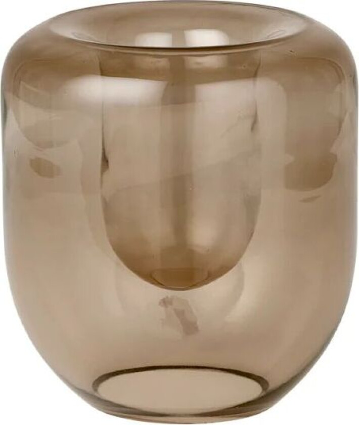 Opal Vase S 16 cm Brun