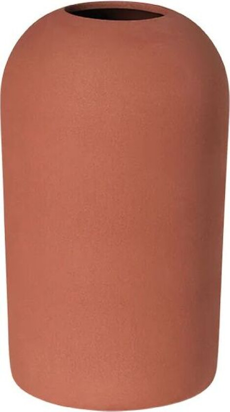 Dome Vase M Ø15x26 cm Terracotta red